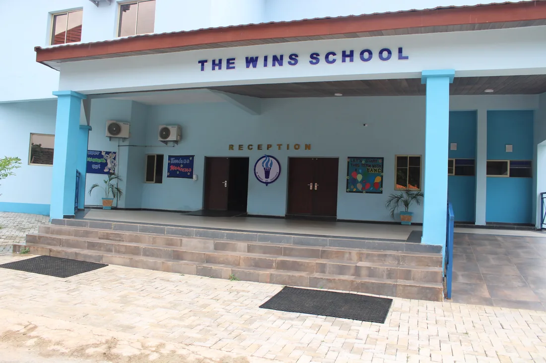 Reception area at The Wins School